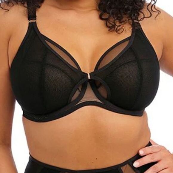 NWT Elomi Kintai Underwire Plunge Bra 38L - Picture 1 of 11